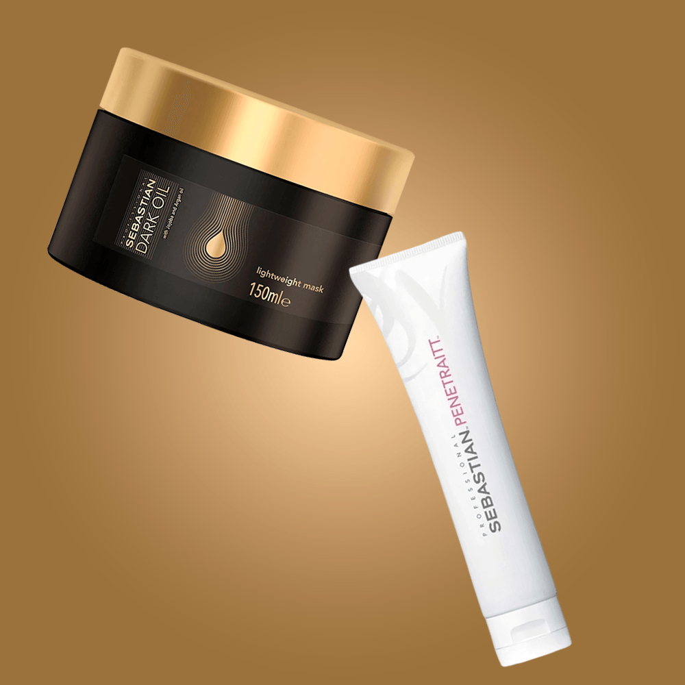 Sebastian Kit - Máscara Dark Oil + Máscara Hidratante Hrydre ÚNICO 2