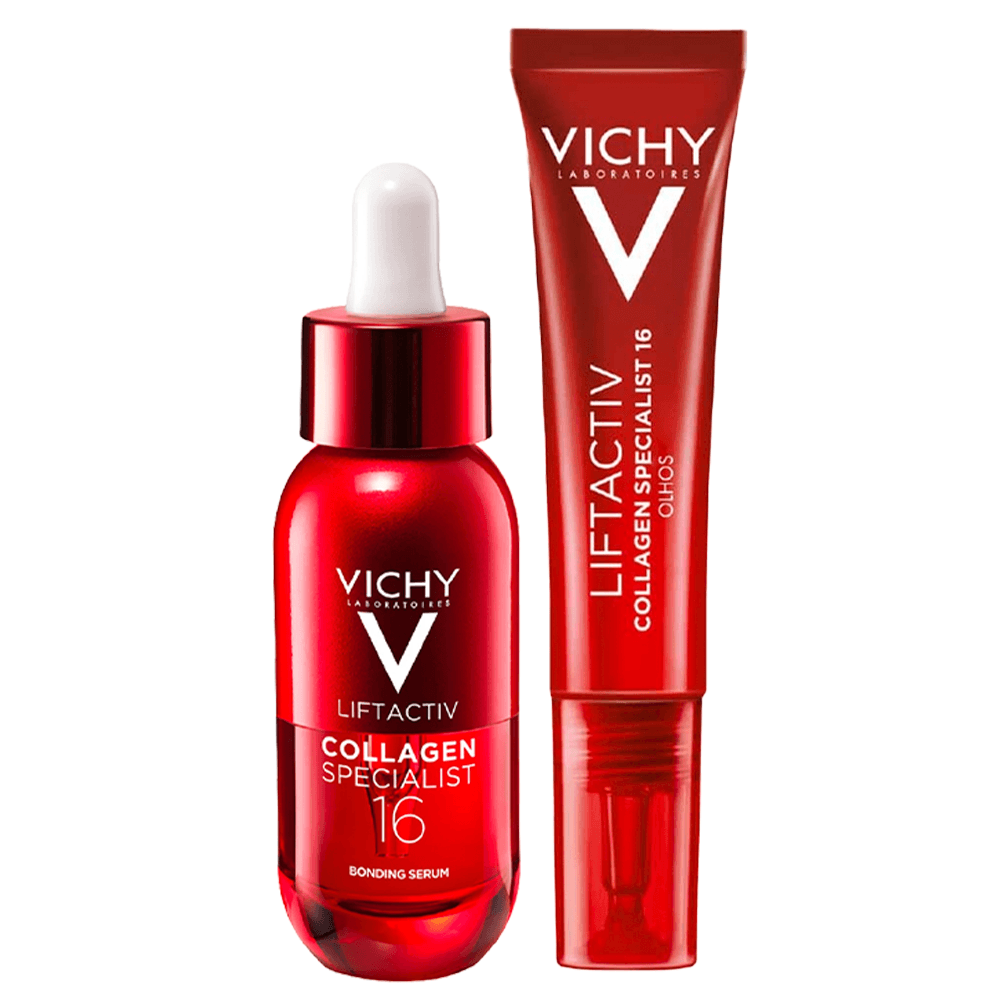 Vichy Liftactiv Colágeno Specialist 16 Kit - Sérum Facial + Tratamento para Contorno dos Olhos