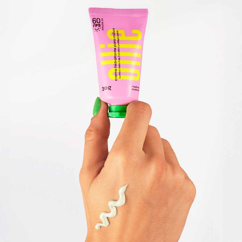 Creme Hidratante para Mãos Ollie FPS60 30g 5