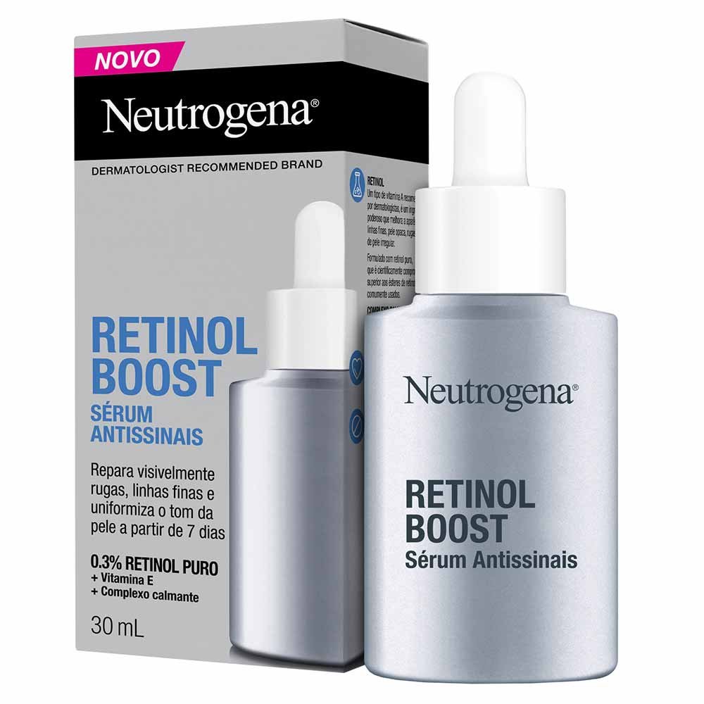 Sérum 0.3 Antissinais Neutrogena Retinol Boost 30ml 2