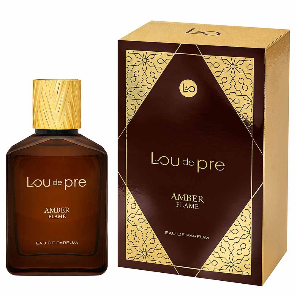 Perfume Amber Flame Lou de pre Masculino Eau de Parfum 90ml 2