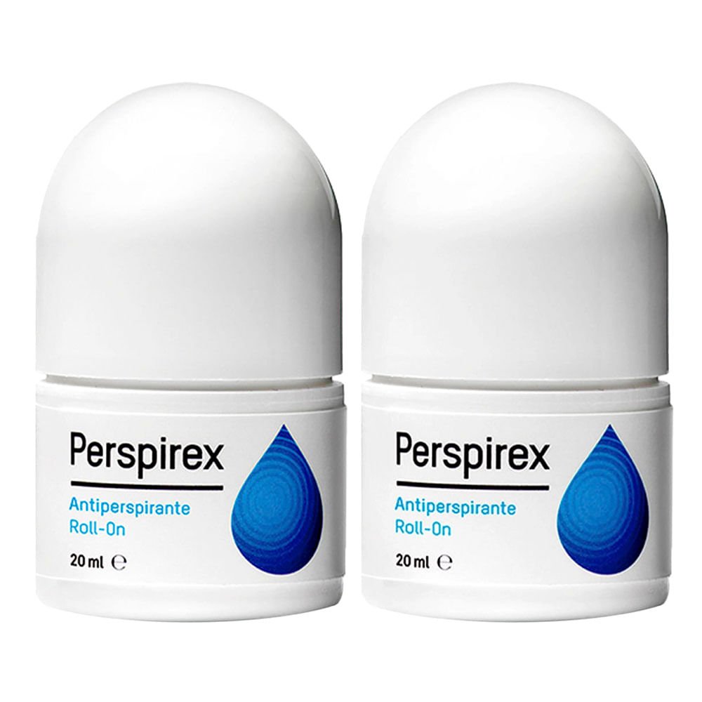 Perspirex Antiperspirante Roll-On Tratamento para Transpiração e Odores Kit com 2 Unidades
