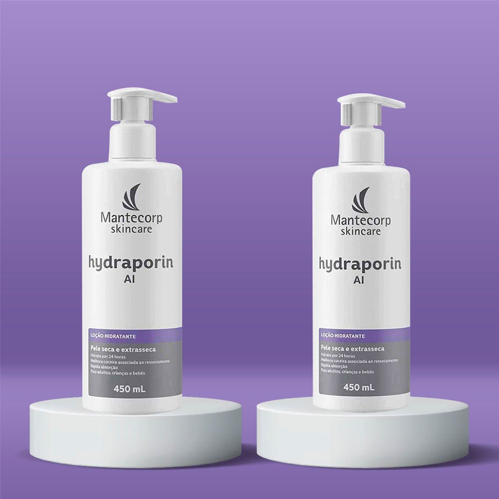 Mantecorp Skincare Hidratante Intensivo Corporal Hydraporin AI 450g Kit com 2 Unidades ÚNICO 2