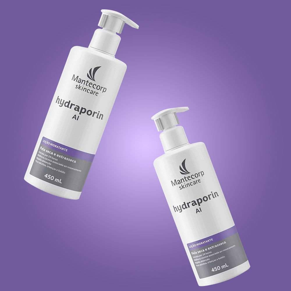 Mantecorp Skincare Hidratante Intensivo Corporal Hydraporin AI 450g Kit com 2 Unidades ÚNICO 3