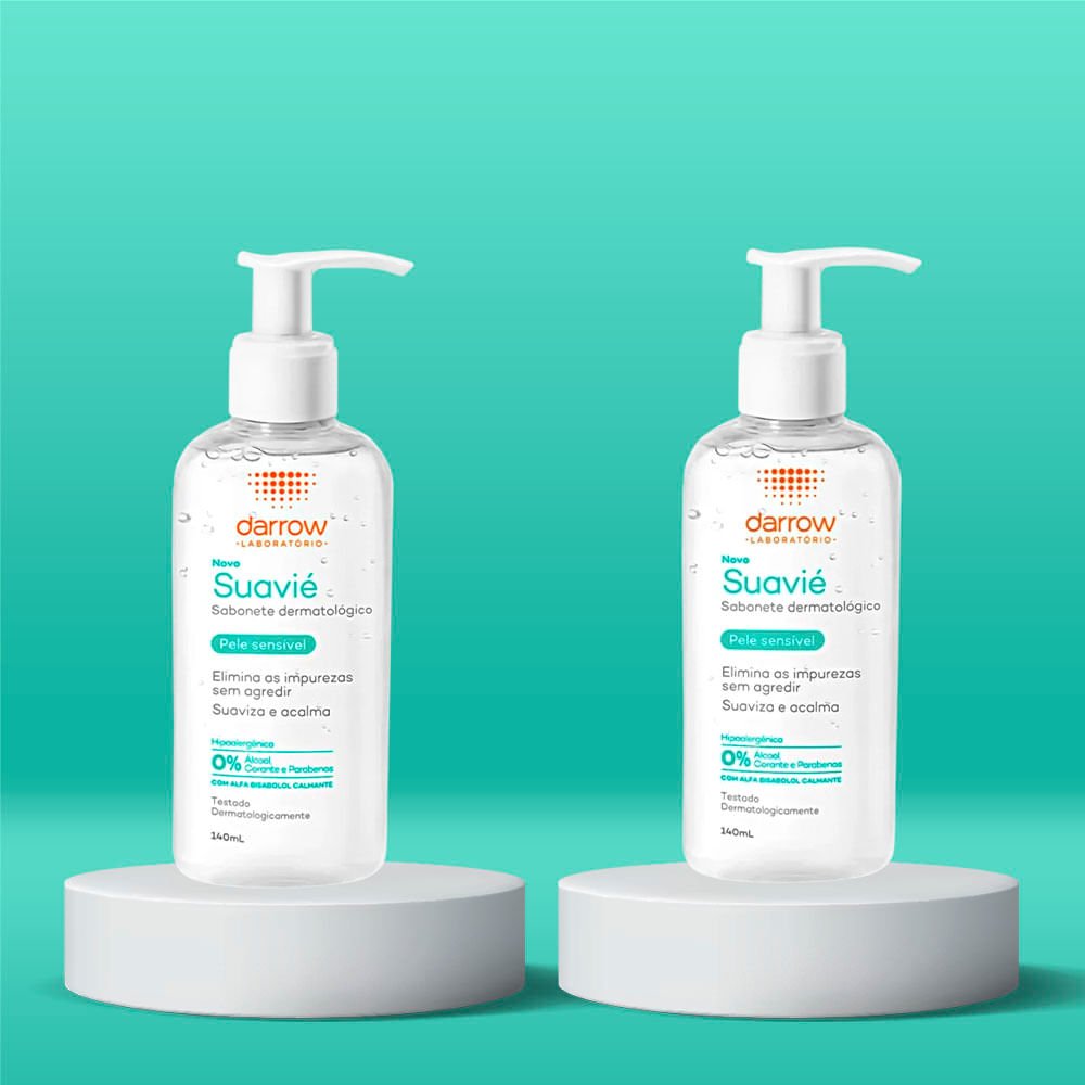 Darrow Suavié Sabonete Líquido para Pele Sensível 140g Kit com 2 Unidades ÚNICO 2