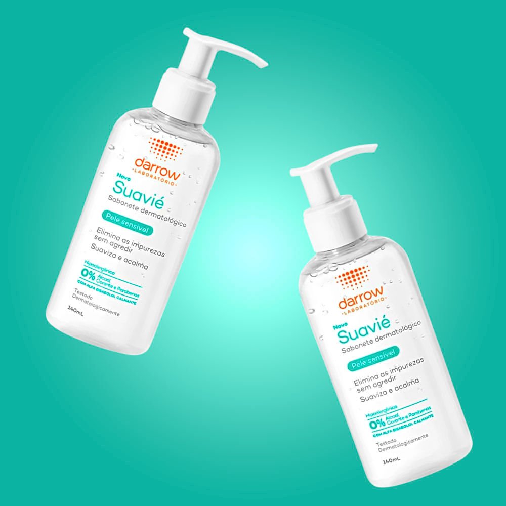 Darrow Suavié Sabonete Líquido para Pele Sensível 140g Kit com 2 Unidades ÚNICO 3