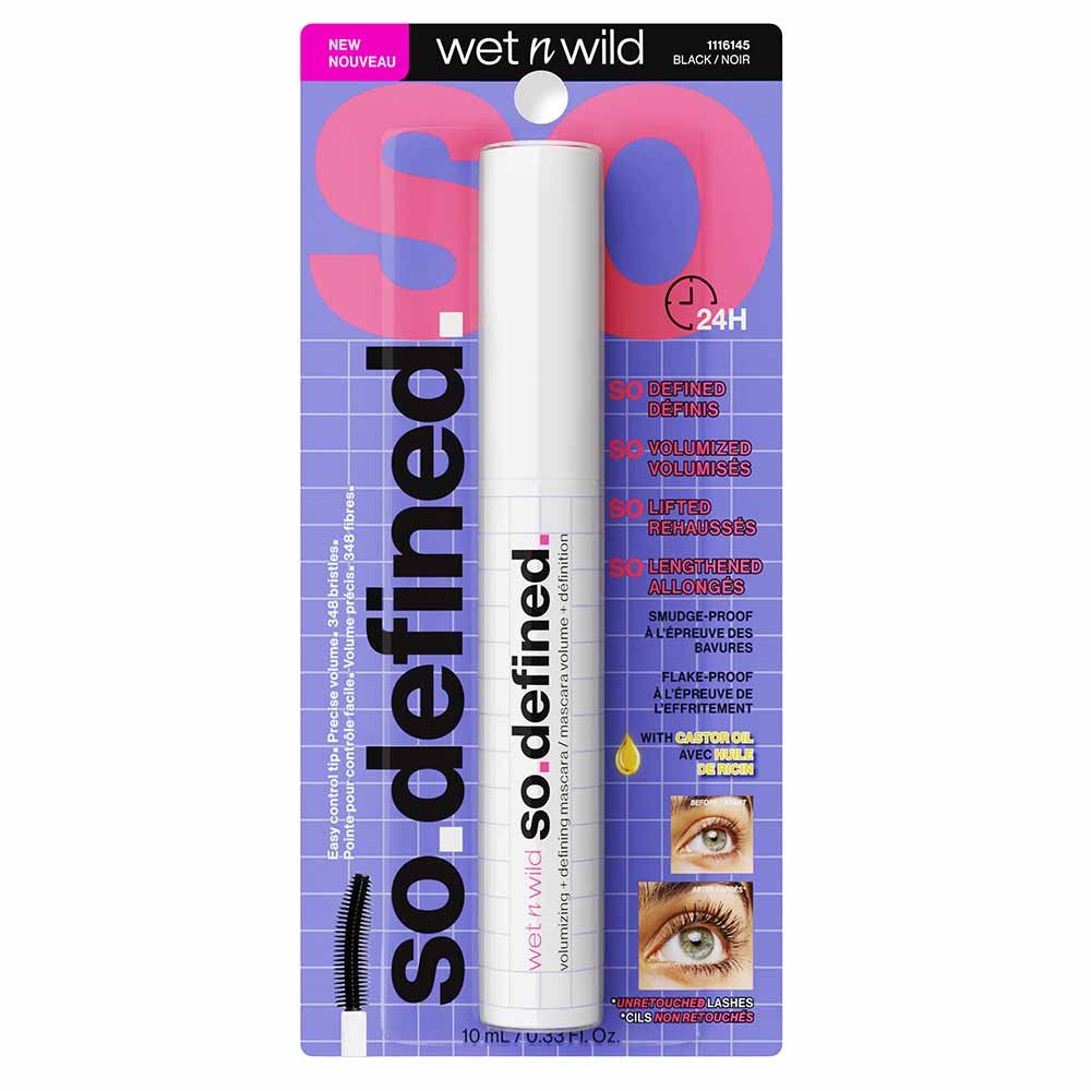 Máscara de Cílios wet n wild So Defined 10ml Preto 3