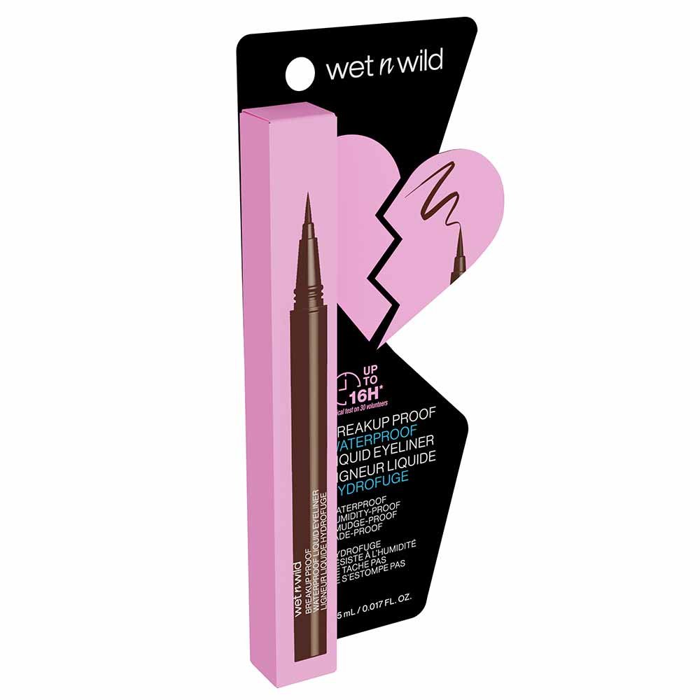 Delineador de Olhos à Prova D'Agua wet n wild Breakup Proof Waterproof 3.5ml Brown 6
