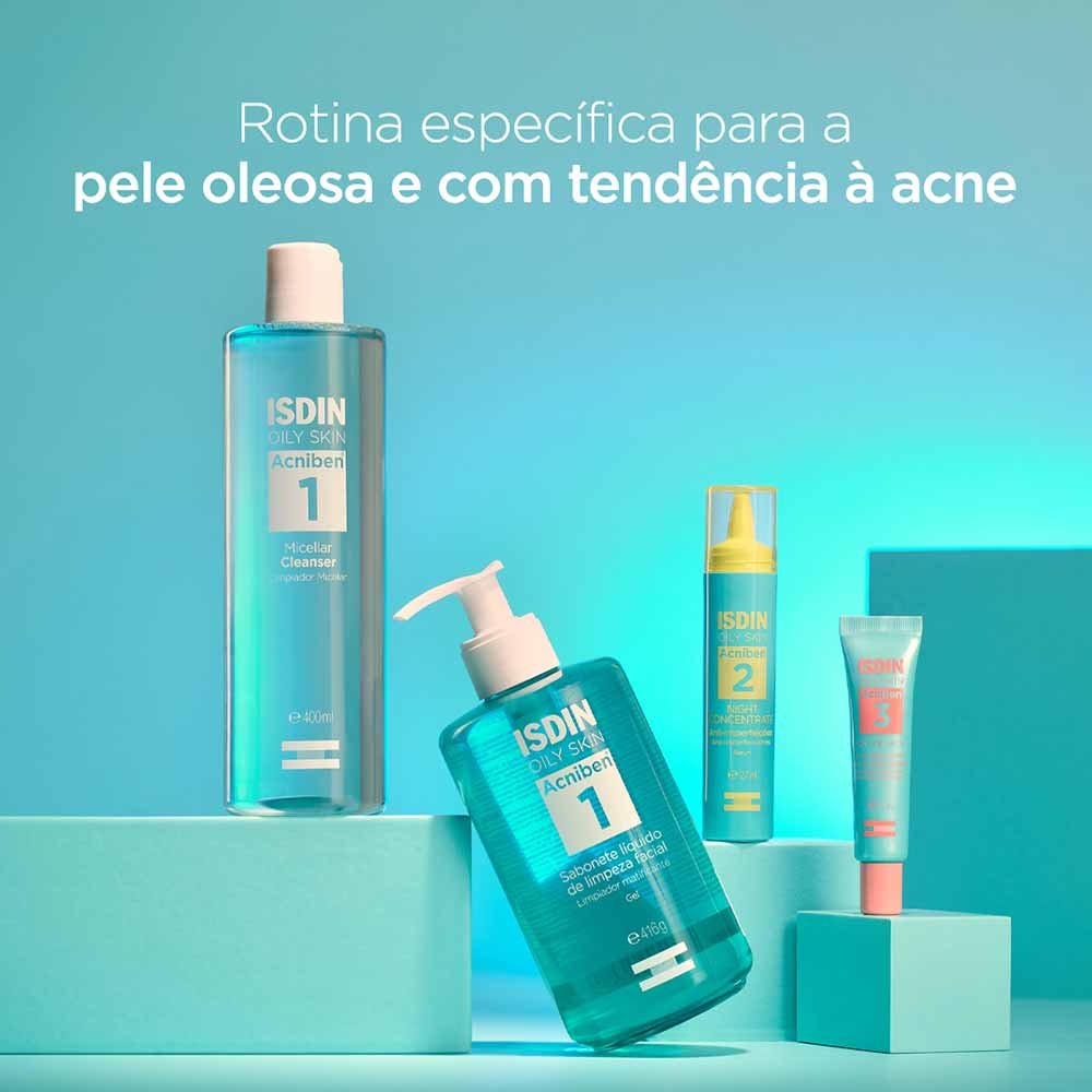 Solução Micellar Isdin Acniben Cleanser 400ml 9