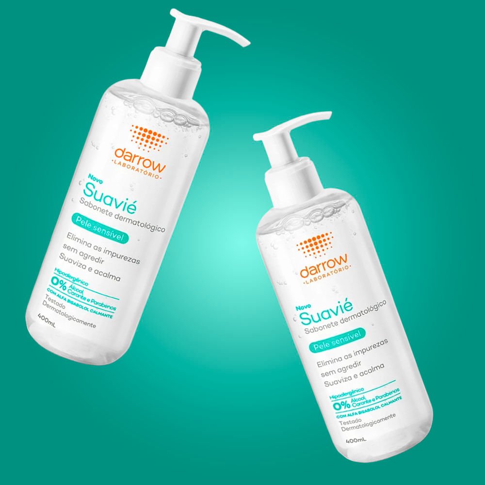 Darrow Suavié Sabonete Líquido para Pele Sensível Kit com 2 Unidades ÚNICO 3