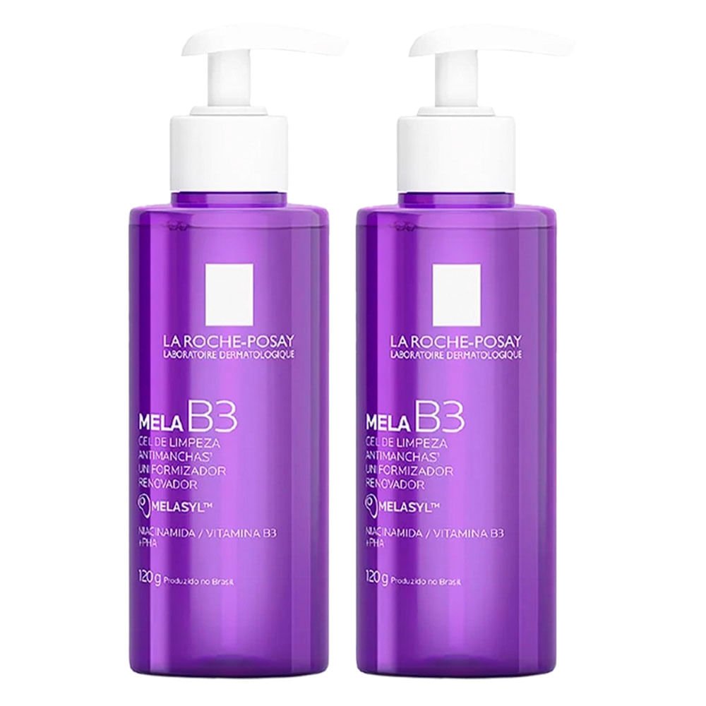 La Roche-Posay Gel de Limpeza Antimanchas Mela B3 Kit com 2 Unidades
