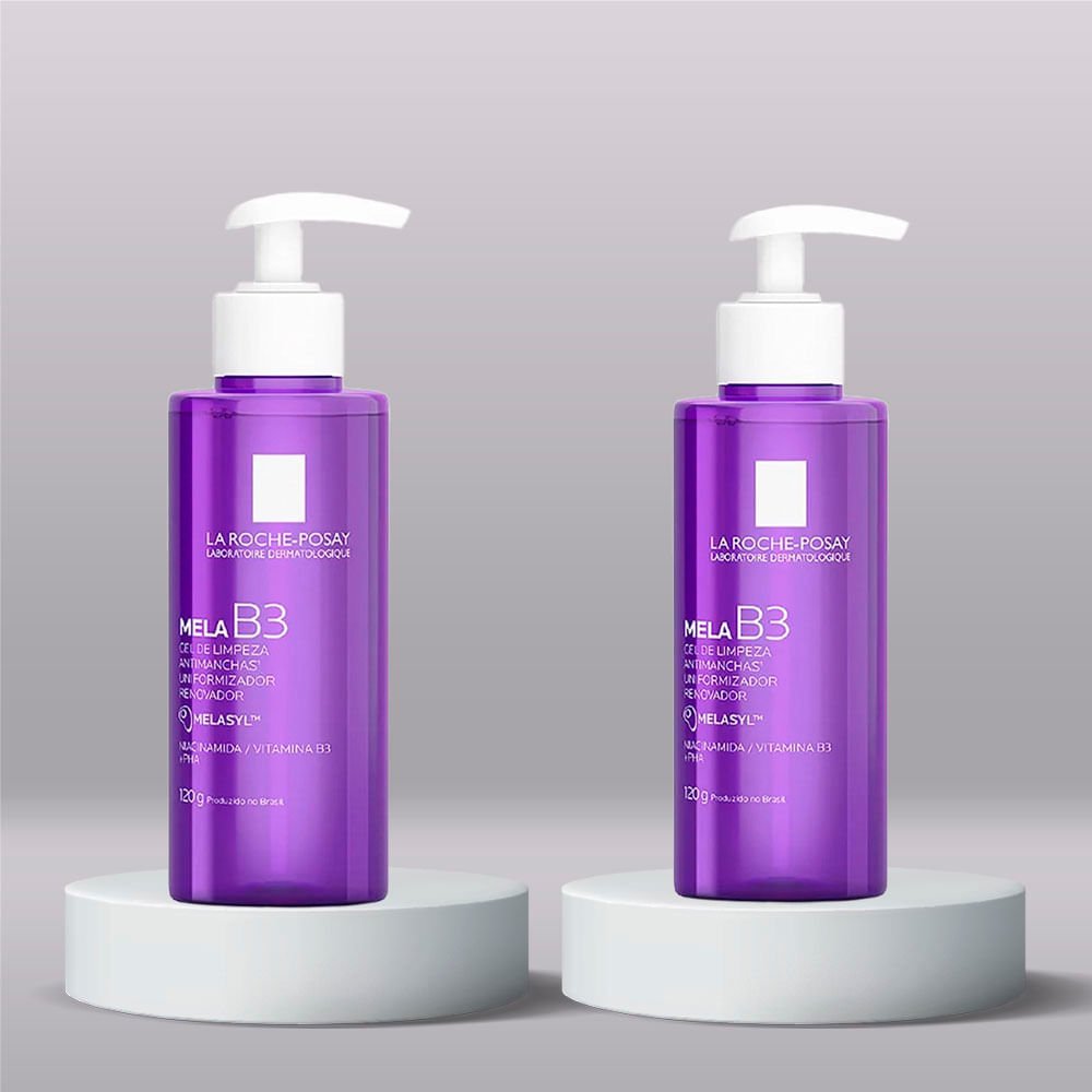 La Roche-Posay Gel de Limpeza Antimanchas Mela B3 Kit com 2 Unidades ÚNICO 2