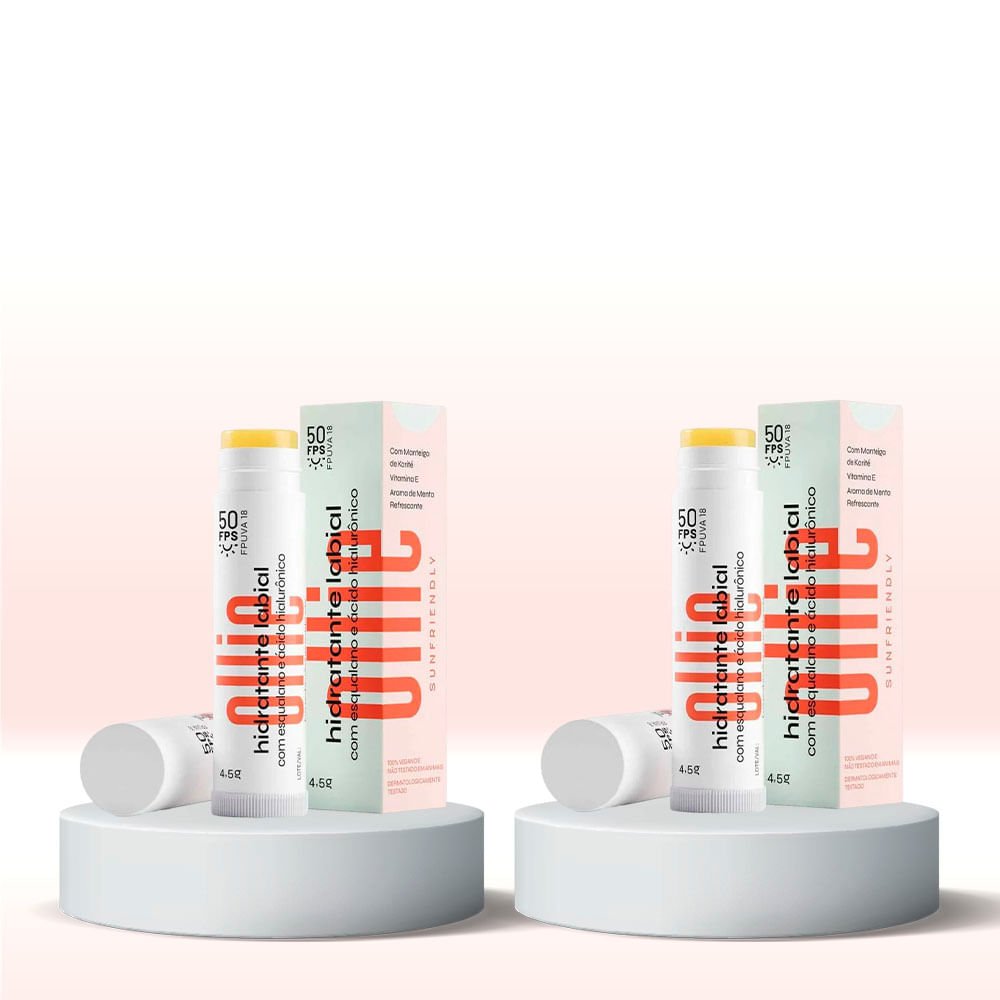 Ollie Hidratante Labial FPS 50 Kit com 2 Unidades ÚNICO 2