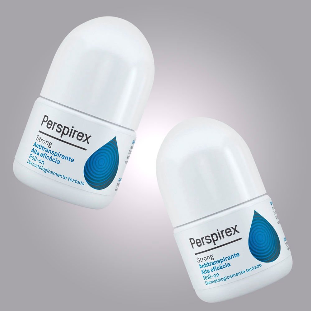 Perspirex Desodorante Roll On Unissex Strong Antitranspirante Kit com 2 Unidades ÚNICO 3