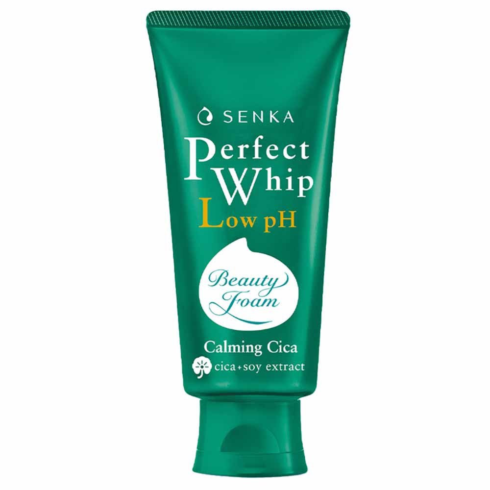 Espuma de limpeza Facial Senka Perfect Whip Low PH Calming Cica