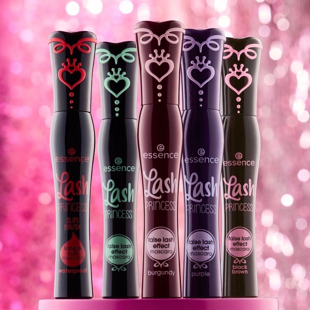 Máscara de Cílios Essence Lash Princess False Lash Effect Burgundy Preto 9