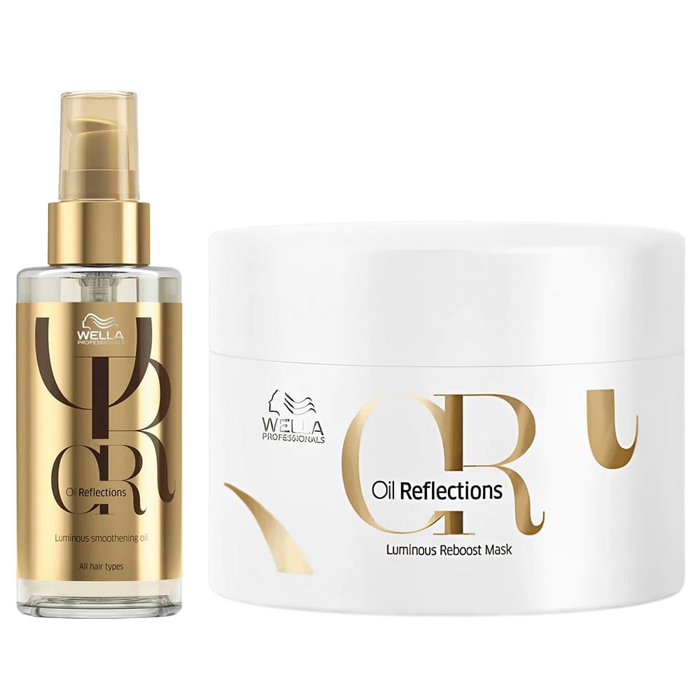 Wella Professionals Oil Reflections Kit – Máscara + Óleo Capilar Smoothening