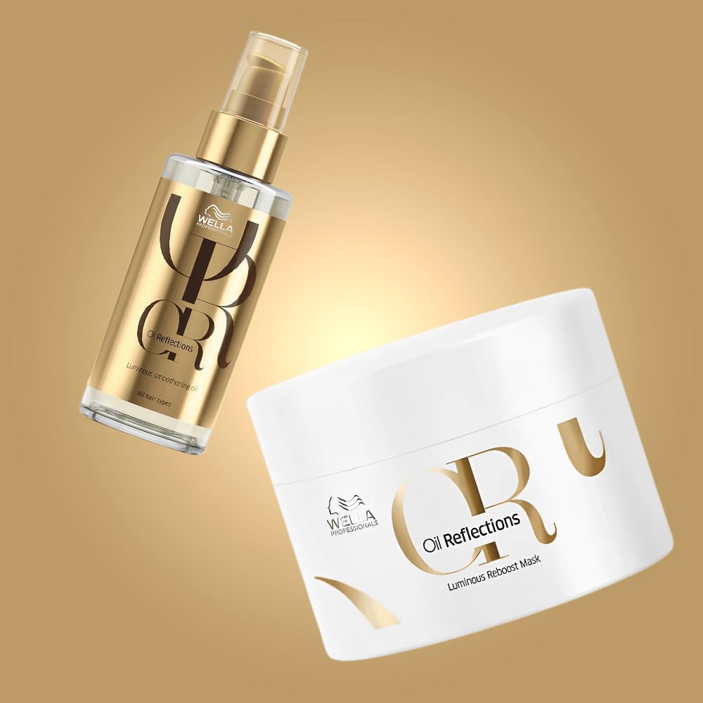 Wella Professionals Oil Reflections Kit – Máscara + Óleo Capilar Smoothening ÚNICO 2