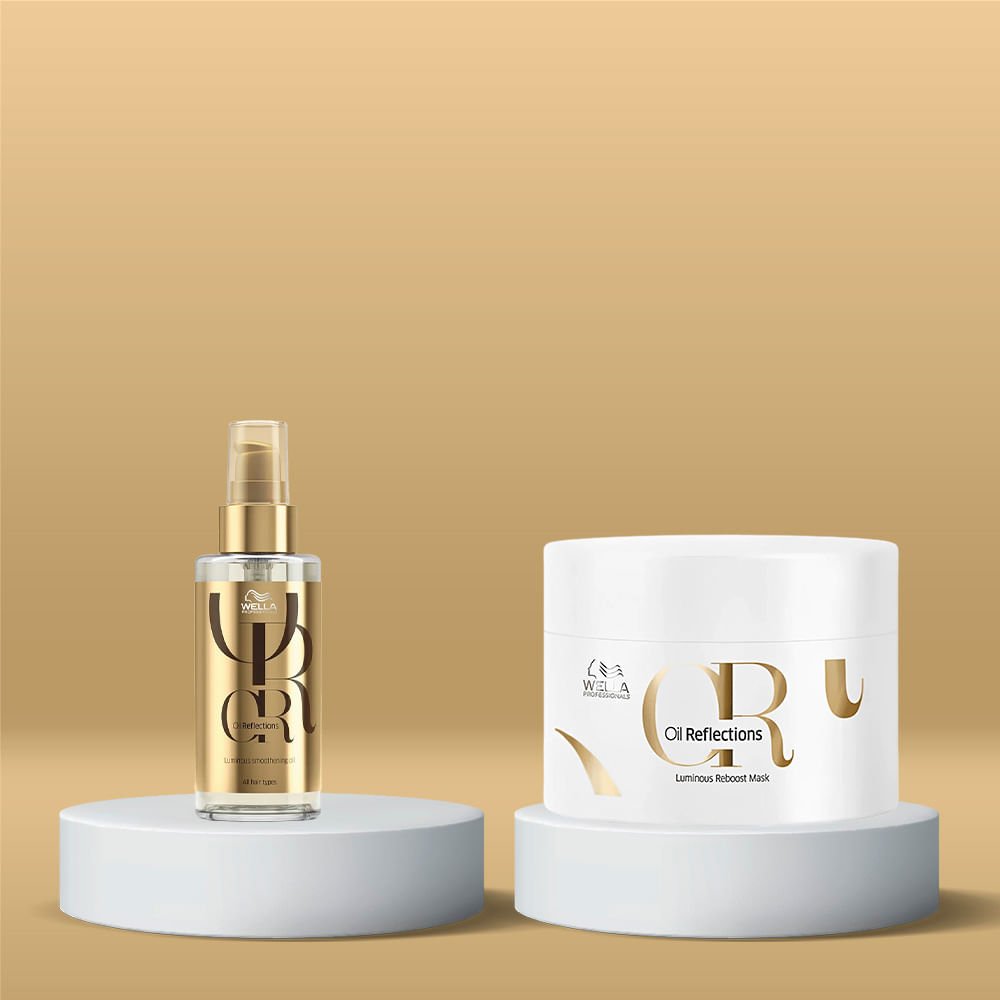 Wella Professionals Oil Reflections Kit – Máscara + Óleo Capilar Smoothening ÚNICO 3