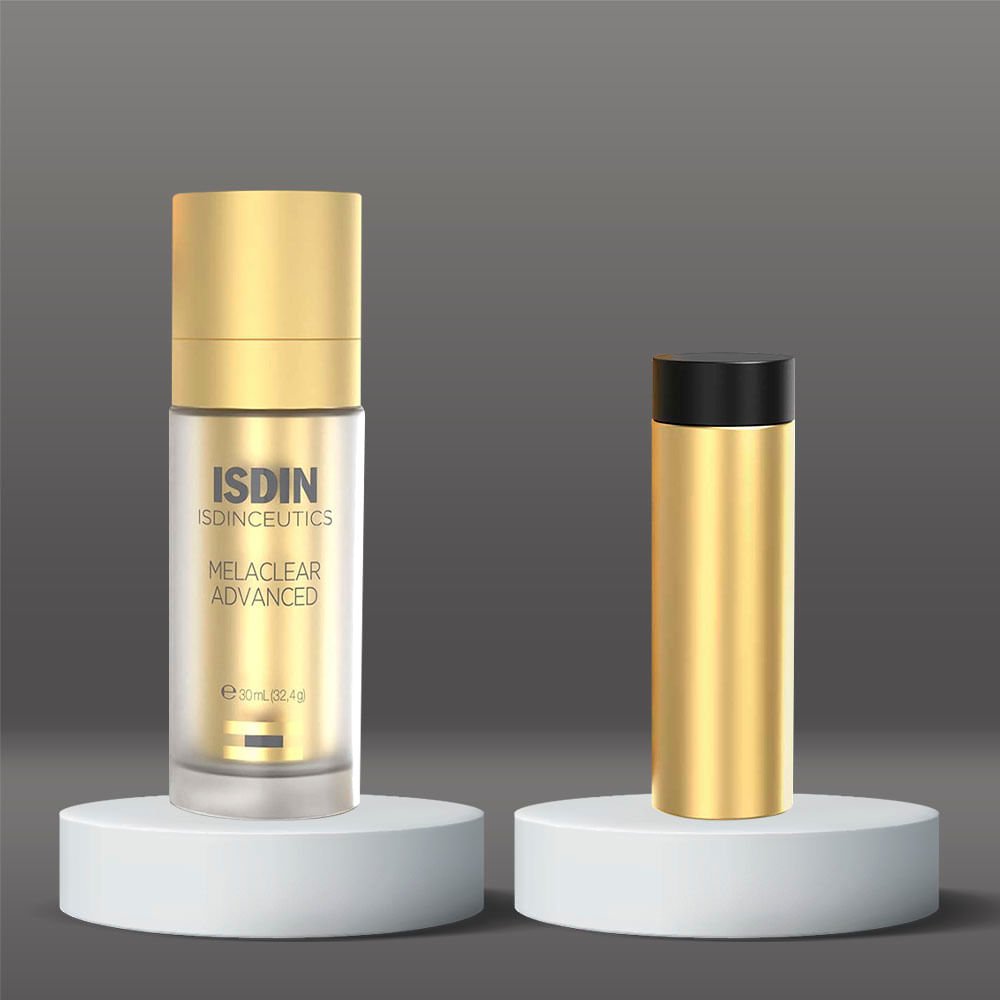 Isdin Melaclear Advanced Kit - Sérum Facial Clareador + Refil ÚNICO 2