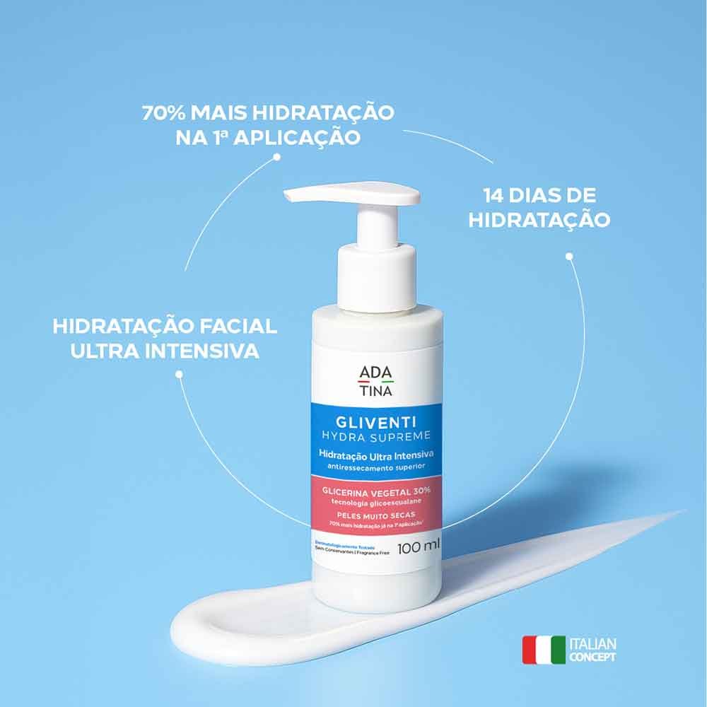 Hidratante Facial Ada Tina Gliventi Hydra Supreme 100ml 2