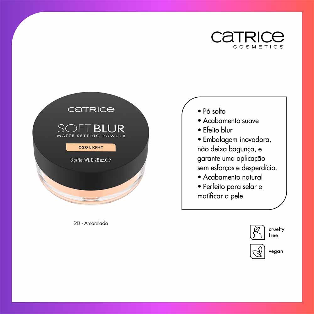 Pó Solto Catrice Soft Blur Matte 020 Light 6