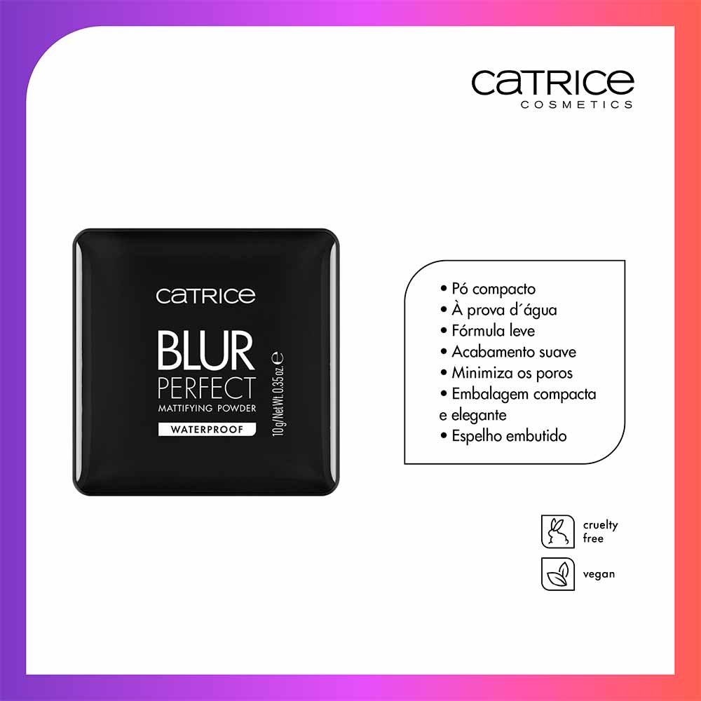 Pó Compacto Catrice Blur Perfect Mattifying Bege 7