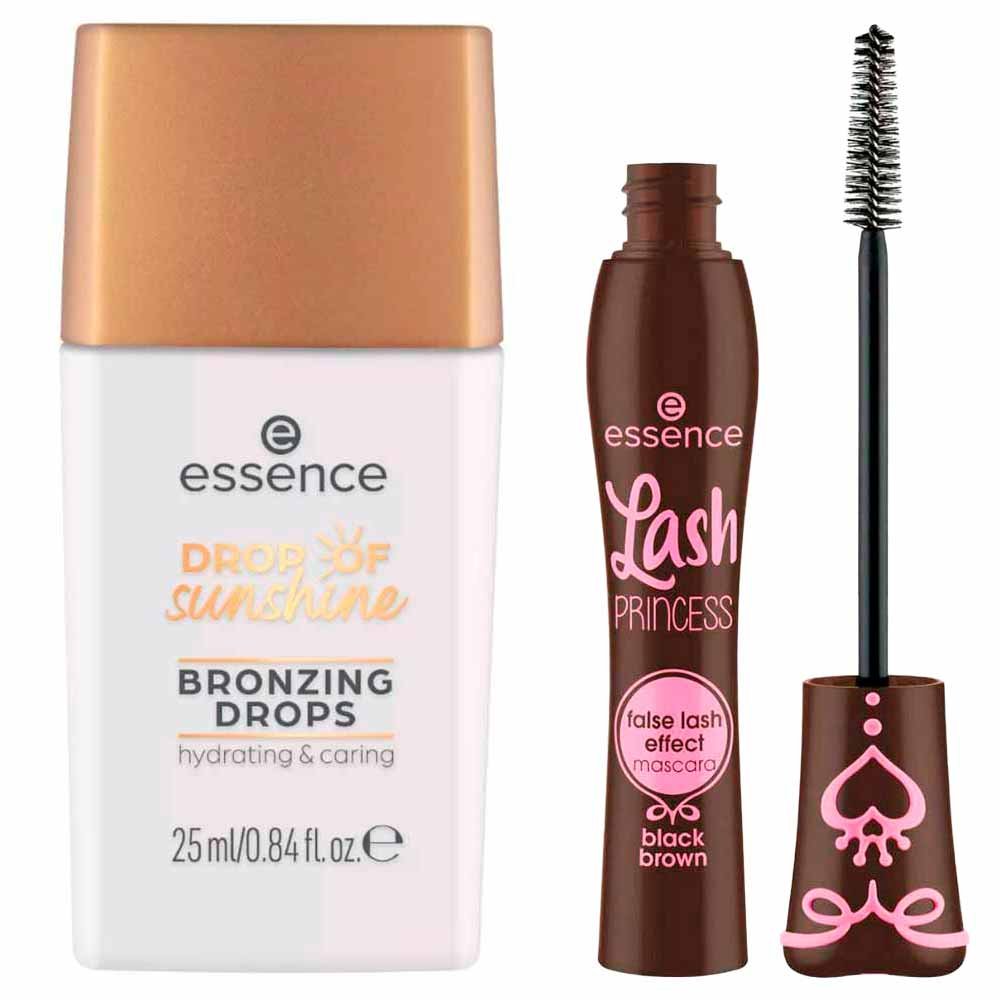 Essence Kit - Bronzer Líquido + Máscara de Cílios Essence