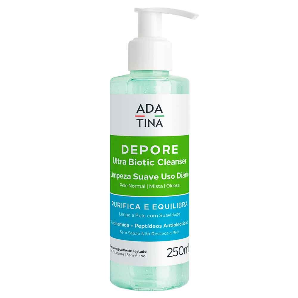 Gel de Limpeza Facial Suave Ada Tina Depore Ultra Biotic Cleanser