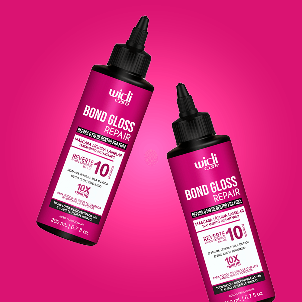 Máscara Líquida Lamelar Wide Care Bond Gloss Repair 200ml 3