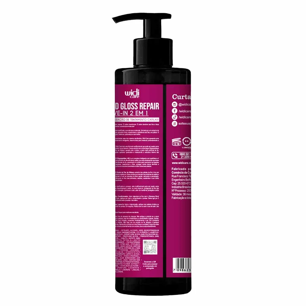 Leave-In 2 em 1 Wide Care Bond Gloss Repair 300ml 2