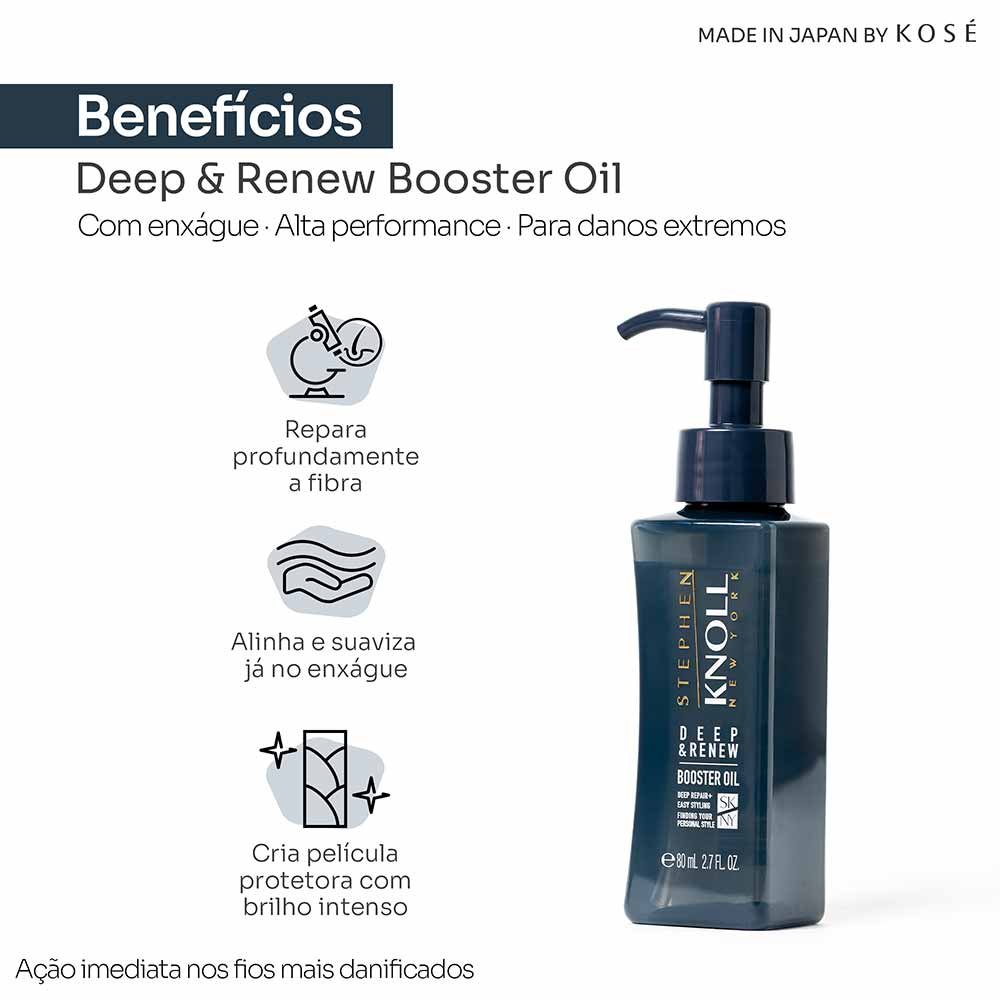 Óleo Stephen Knoll Deep & Renew Booster 80ml 3