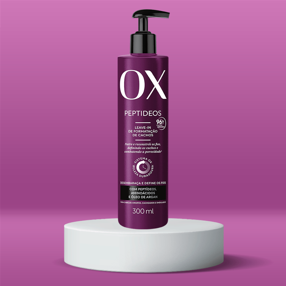 Leave in de Formatação de Cachos Ox Peptídeos 300ml 2