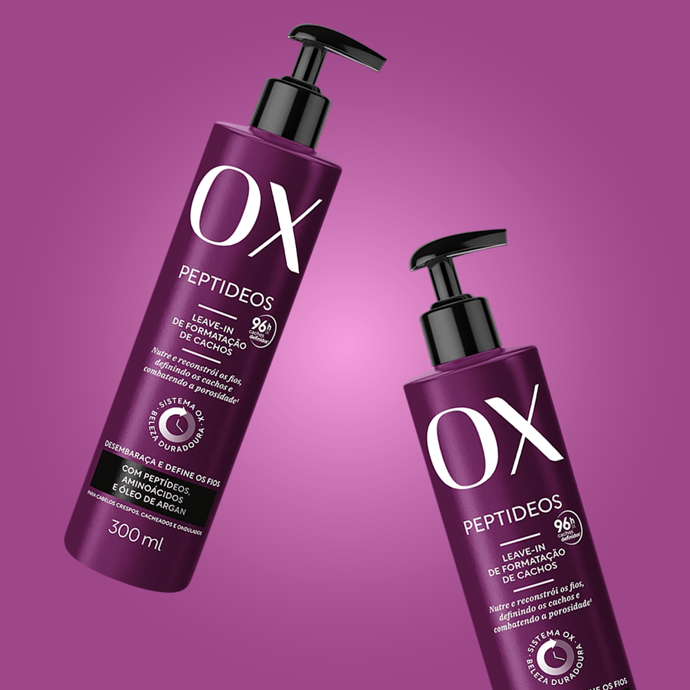 Leave in de Formatação de Cachos Ox Peptídeos 300ml 3