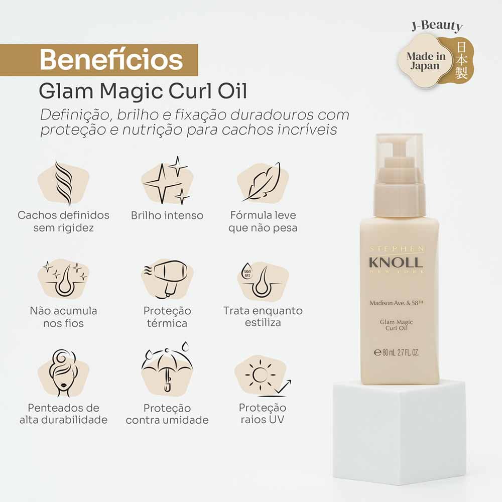 Óleo Stephen Knoll Madison Ave. & 58th Glam Magic Curl 80ml 3