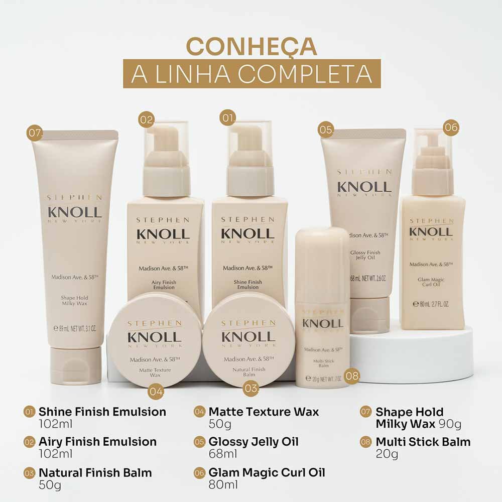 Óleo Stephen Knoll Madison Ave. & 58th Glam Magic Curl 80ml 5