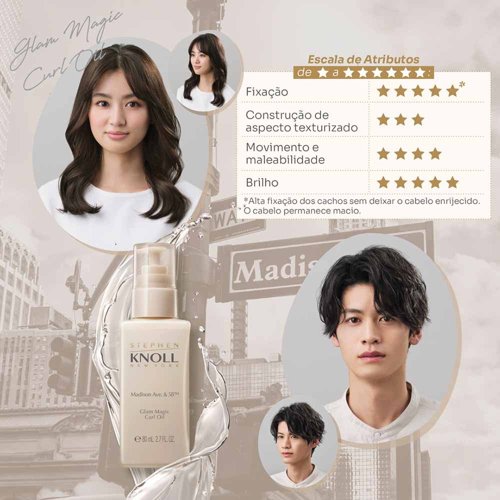 Óleo Stephen Knoll Madison Ave. & 58th Glam Magic Curl 80ml 7