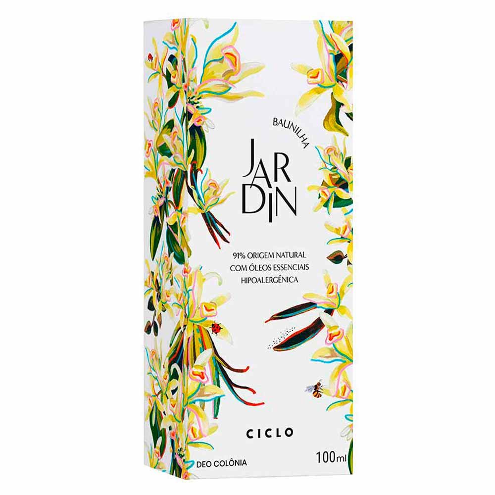 Deo Colônia Jardin Baunilha Ciclo Cosméticos 100ml 3