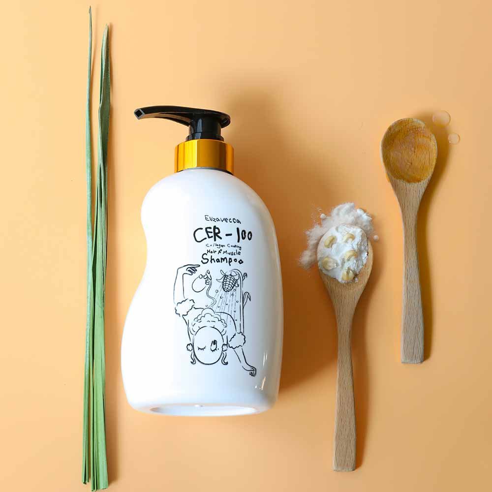 Shampoo Elizavecca CER-100 Collagen Coating Hair A+ Muscle 500ml 4
