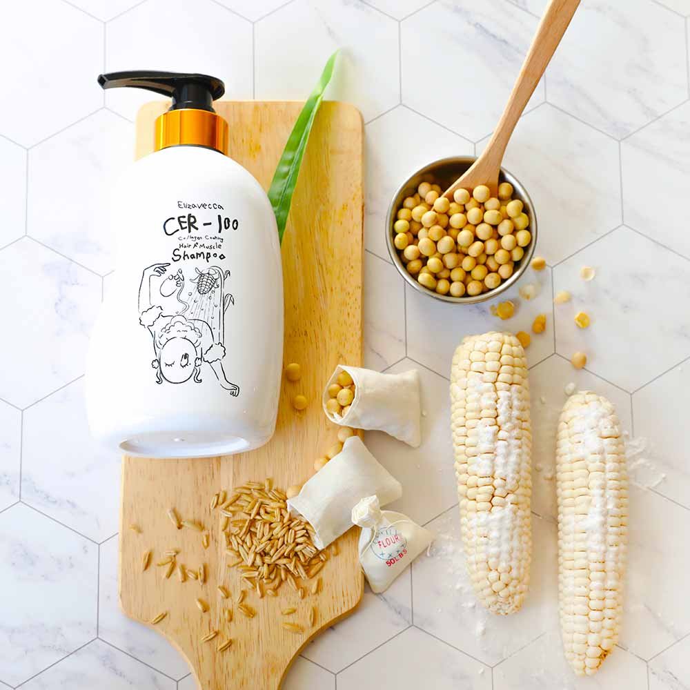 Shampoo Elizavecca CER-100 Collagen Coating Hair A+ Muscle 500ml 5