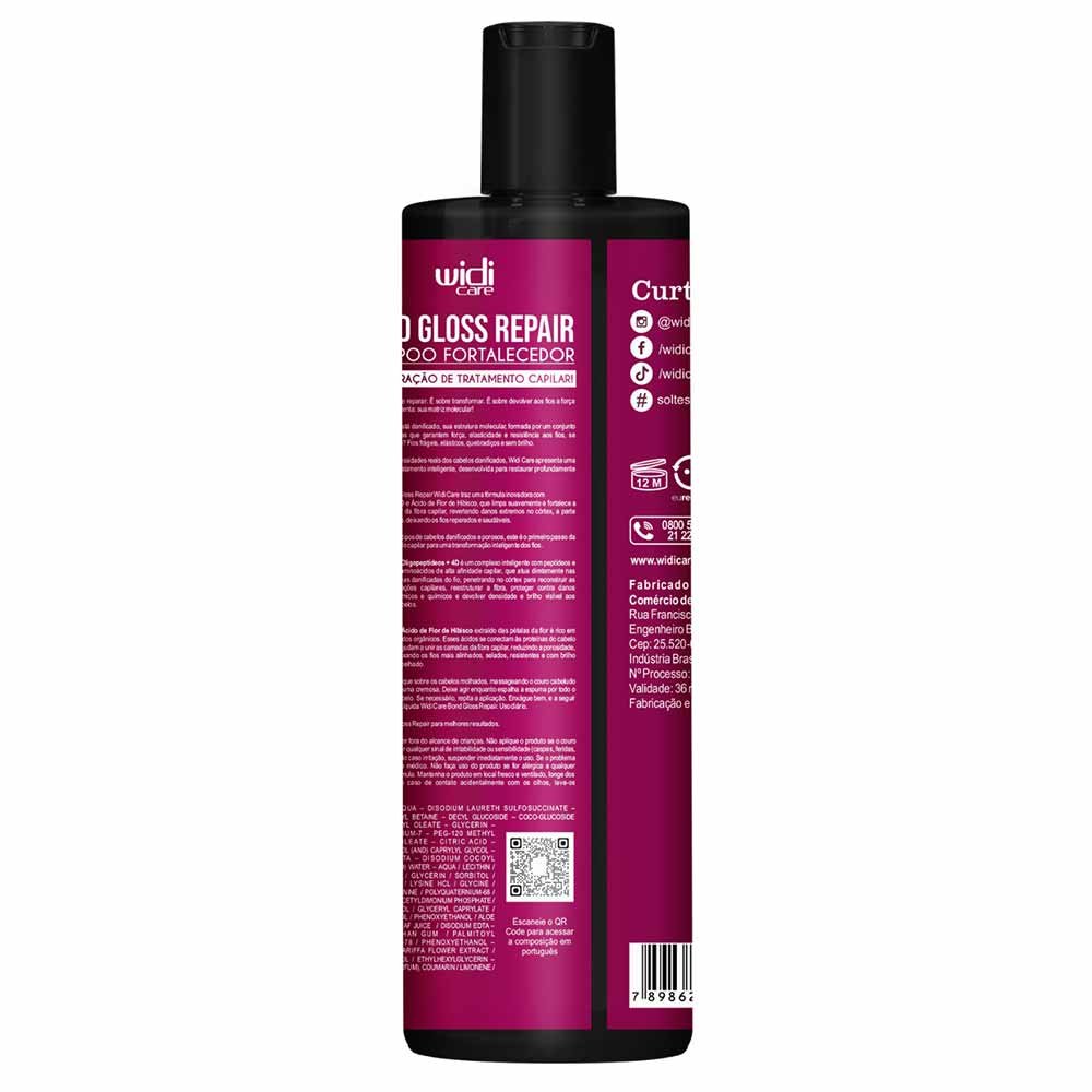 Shampoo Fortalecedor Wide Care Bond Gloss Repair 300ml 2