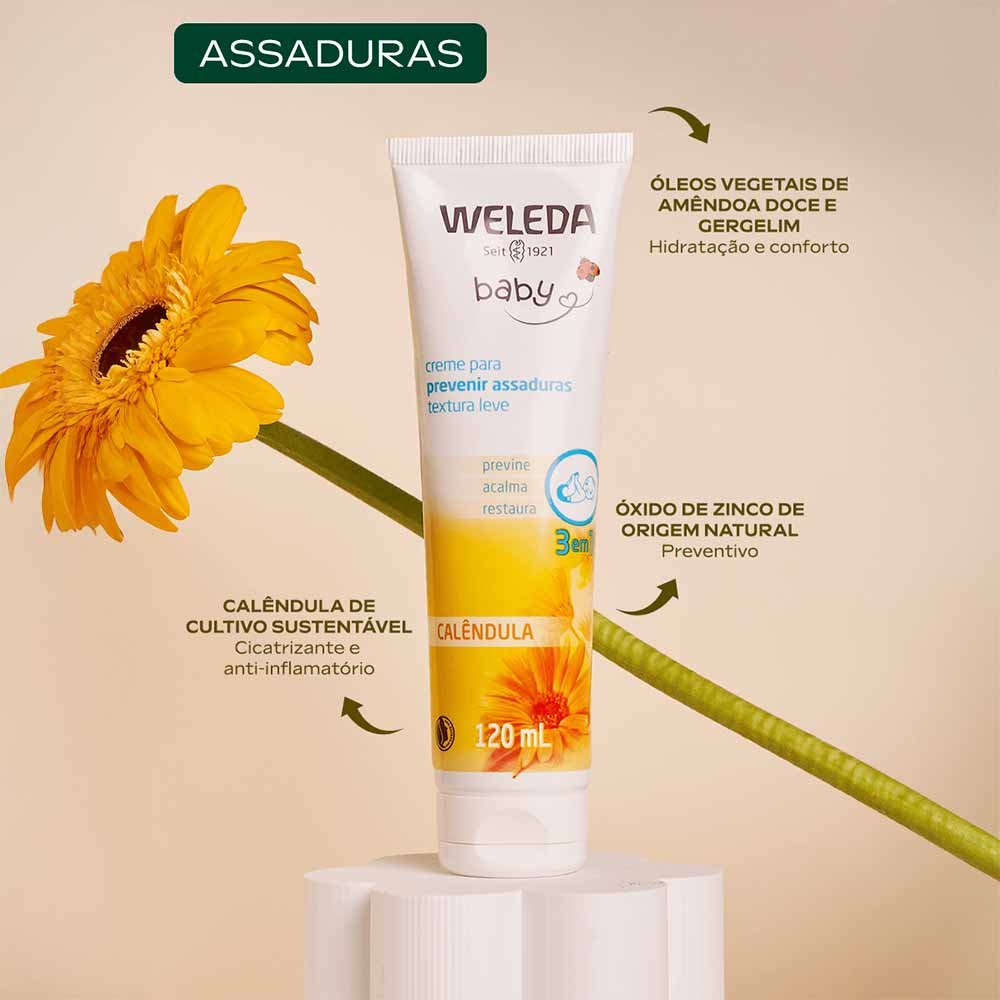 Baby Creme de Calêndula Weleda 30ml 4