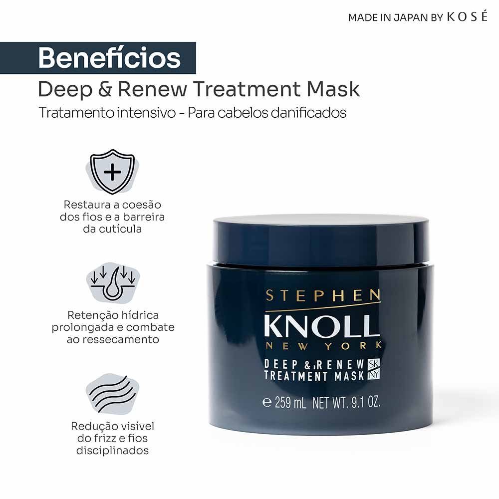 Máscara de Tratamento Stephen Knoll Deep & Renew 259ml 3