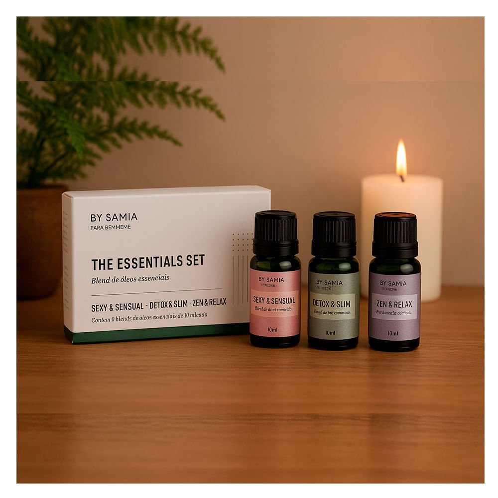 Kit Biossance By Samia The Essentials Blends de Óleos Essenciais ÚNICO 6