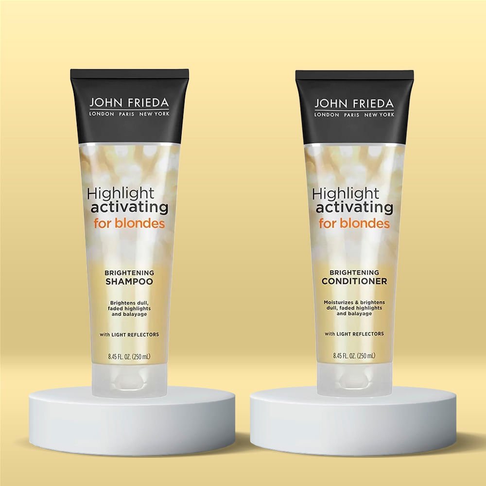 John Frieda Sheer Blonde Highlight Kit – Shampoo + Condicionador ÚNICO 2