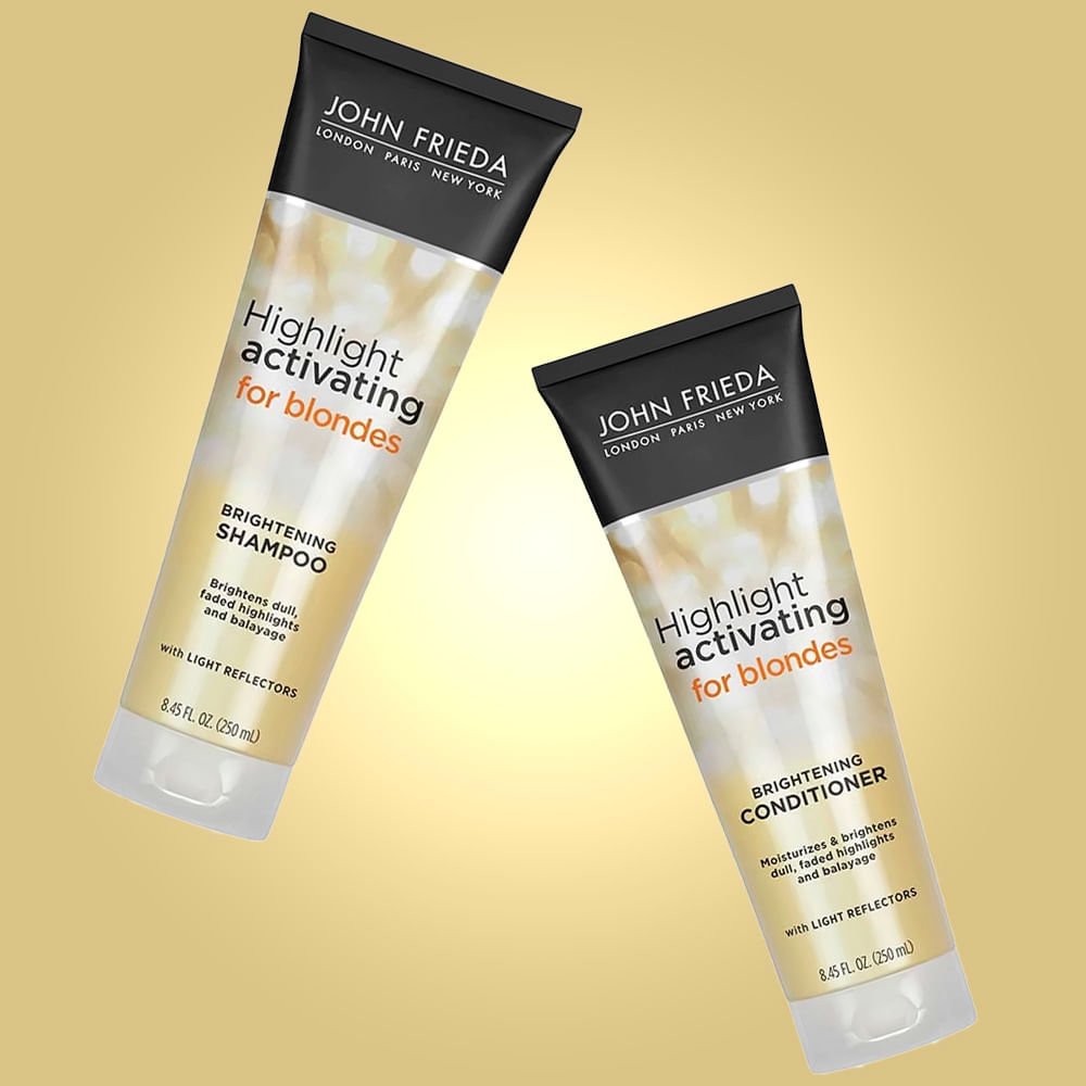 John Frieda Sheer Blonde Highlight Kit – Shampoo + Condicionador ÚNICO 3