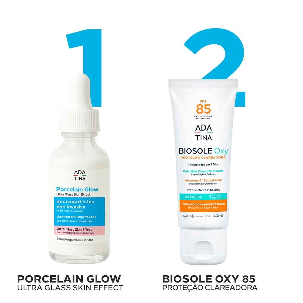 Sérum Facial Clareador Ada Tina Porcelain Glow Ultra Glass Skin Effect 30ml 6