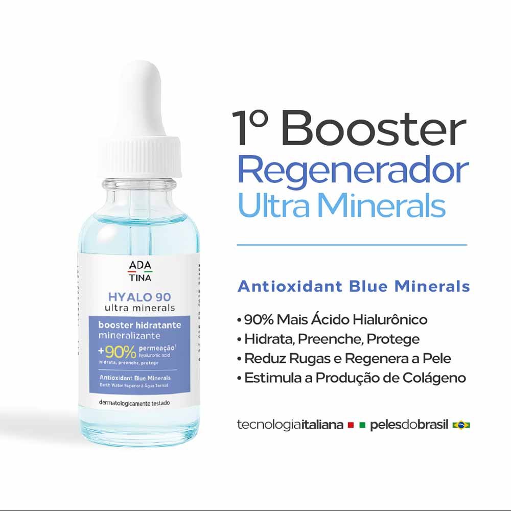 Booster Hidratante Facial Ada Tina Hyalo 90 Ultra Minerals 30ml 2