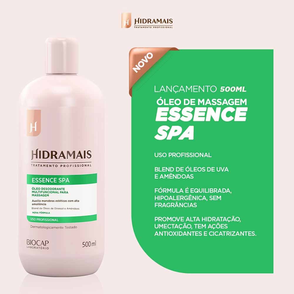 Óleo de Massagem Hidramais Essence Spa 500ml 3