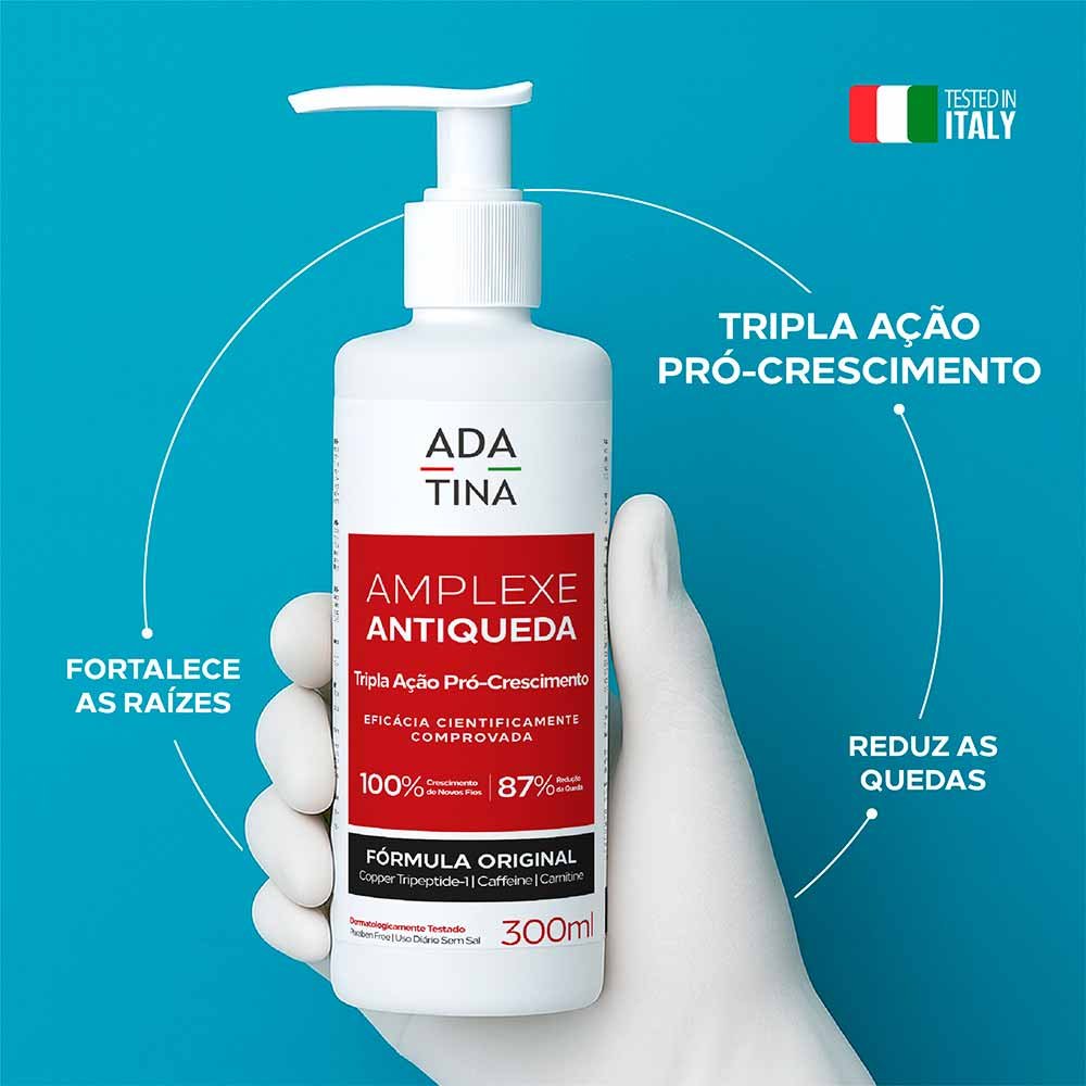 Shampoo Ada Tina Amplexe Antiqueda Tripla Ação Pró-Crescimento 300ml 2